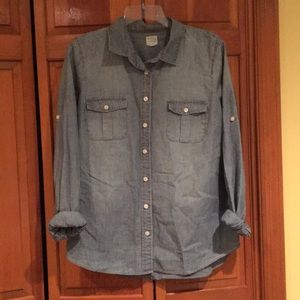 Button Up Denim Shirt